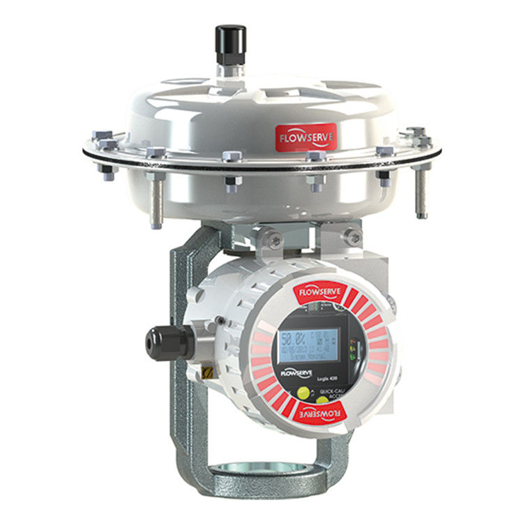 control valve positioner Logix 420 series digital positioner with  521F control valve