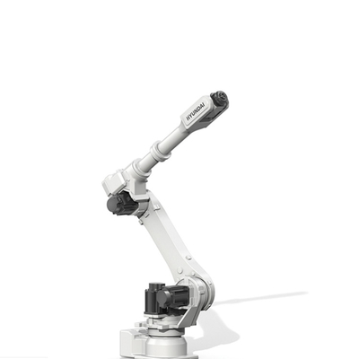 Cánh tay robot hàn 6 trục Hyundai HH10L công nghiệp với máy hàn và mỏ hàn