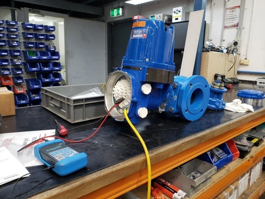 Bộ truyền động điện Limitorque MX - 100 MX - 85 MX - QX Hoạt động với van Flowserve