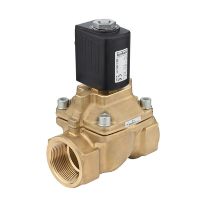 Burket Solenoid Valve 6407 Servo Hỗ trợ van piston 2/2 chiều