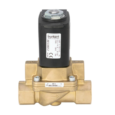 Burket Solenoid Valve 6407 Servo Hỗ trợ van piston 2/2 chiều