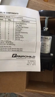 Rotork Fairchild Model 10 Series Bộ điều chỉnh chính xác bằng khí nén cho Bộ truyền động thân van Fisher
