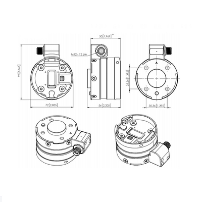 onrobot HEX QC CẢM BIẾN HEX-H QC HEX-E QC cho bộ gắp rô bốt onrobot và cobot UR