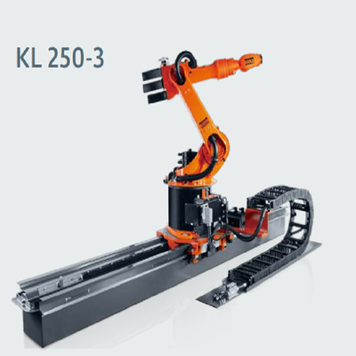 KUKA KR600 R2830 Robot công nghiệp 6 trục Robot hàn / đóng pallet KL4000 Đường ray