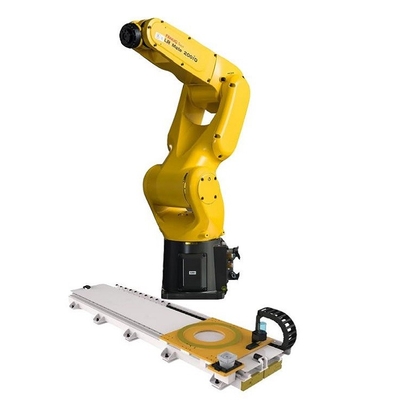 Fanuc Palletizing Cánh tay robot LRMate-200iD 6 trục Tầm với tối đa 717mm với đường ray robot GBS