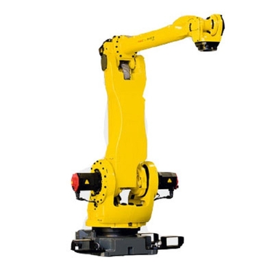Robot Palletizing 5 trục Fanuc M-410iB / 140H với đường ray robot GBS