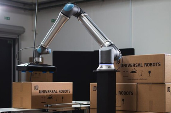 Robot AGV có tải trọng 20kg Hợp tác nhặt và đặt UR20 bằng Bộ gắp Robot Onrobot