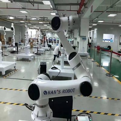 Grey Hansrobot 6 Axis Cobot hàn Elfin05 Cộng tác Cánh tay rô bốt với Bộ kẹp rô bốt Onrobot