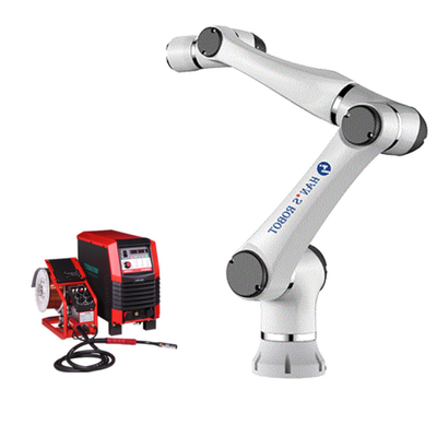 Cánh tay robot hợp tác 6 trục Elfin10-L với máy hàn Megmeet Artsen CM của Trung Quốc
