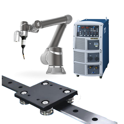 TM TM5-900 Cánh tay rô-bốt cobot với mỏ hàn TBI Hệ thống đường ray và máy hàn OTC
