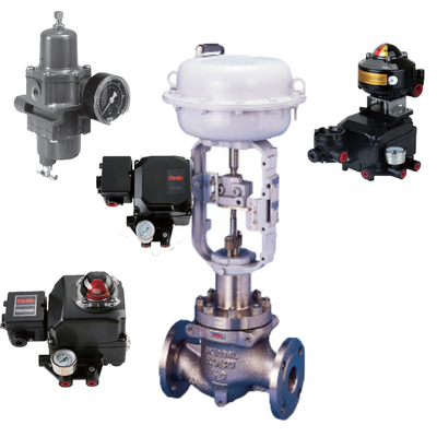 Van điều khiển điện với bộ định vị van thông minh Tissin Bộ định vị khí nén sê-ri TS600 và van điện từ Asco