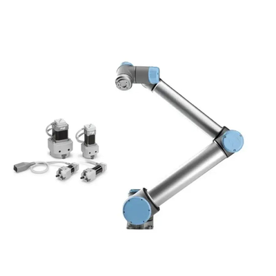 UR Robot Cobot UR10 với Kẹp gắp điện SMC Robot hợp tác LEHS loại 3 ngón để xử lý xếp hàng