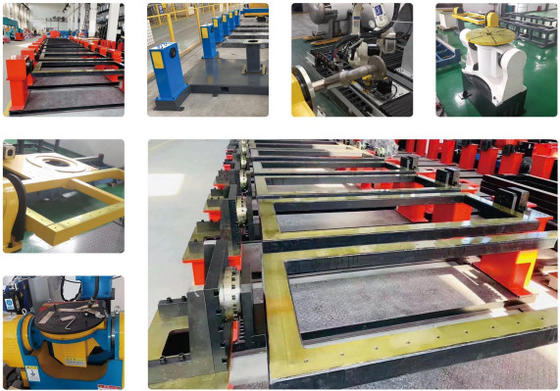 Bộ định vị hàn tự động trục U loại 2 hoạt động với cánh tay robot ABB KUKA Yasakawa Fanuc