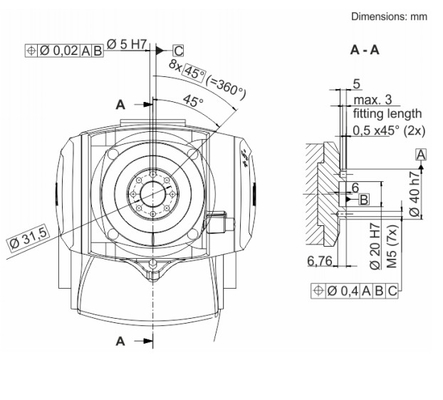 GBS KR10 R1100-2 KUKA Robot công nghiệp Đường ray tuyến tính cho cánh tay robot hàn