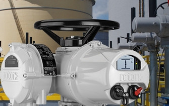 Thiết bị truyền động điện ROTORK IQ với van Wuzhong Trung Quốc và van bi Flowserve