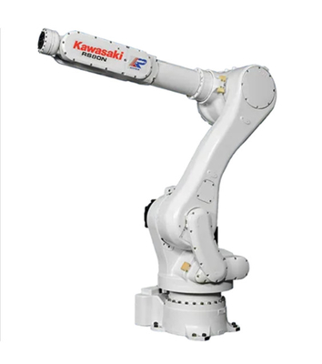 Kawasaki 6 Axis Robot Arm RS080 Với Bộ kẹp để Xử lý Làm trống cho ăn Palletizing