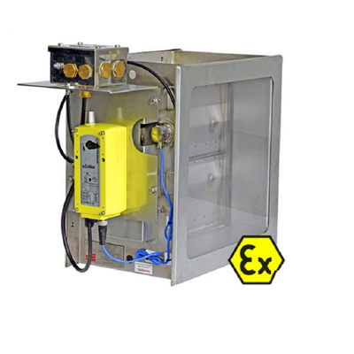 Van điều khiển Thiết bị truyền động khí nén điện tác động kép Schischek Range hoạt động với van điều tiết