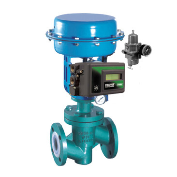 Van điều khiển lưu lượng của Trung Quốc với Bộ định vị van Fisher DVC2000 và Bộ điều chỉnh bộ lọc 67CFR