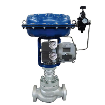 Van điều khiển Trung Quốc với bộ định vị SVI2-21113121 Bộ định vị van SVI2-21113111 và bộ điều chỉnh Fisher 67CFR