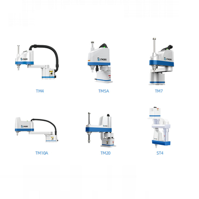 Robot xử lý 4 trục Cánh tay tần số cao CNGBS ST4-R350 Robot Scara với tải trọng 4kg và tầm với 350 mm