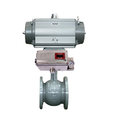 Van điều khiển KOSO Van cầu 220C với Thiết bị truyền động loại khí nén 6400RB 6500RA 7300RB với Bộ định vị van YT-3300