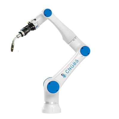 Cánh tay robot hàn Cobot 6 trục CNGBS tải trọng 3kg với máy hàn hồ quang Tig MiG