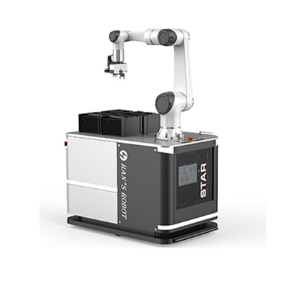 AGV với Cánh tay rô bốt 6 trục mới của Hansrobot Cánh tay rô bốt hợp tác Elfin10