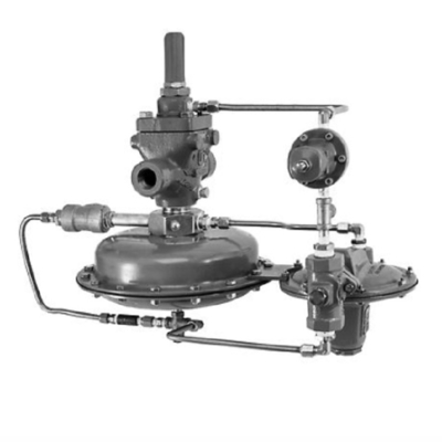 Bộ điều chỉnh Fisher 1190 Van làm sạch khí áp suất thấp Van giảm áp vận hành thí điểm để gắn trượt