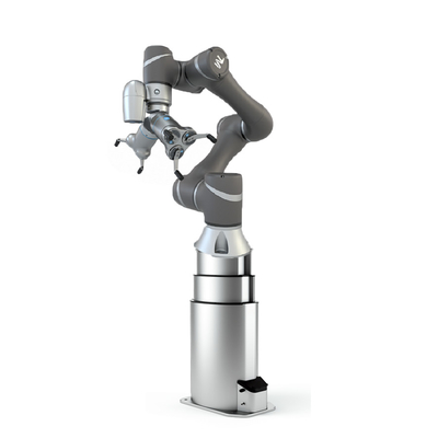 Robot hợp tác TM 12 Cobot với hệ thống thị giác kẹp 3 ngón tay Onrobot và bệ nâng cám Trung Quốc