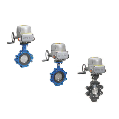 Van điều khiển Van bướm Keystone với Thiết bị truyền động điện EPI2 cho các nhà máy hóa dầu hóa chất công nghiệp nặng