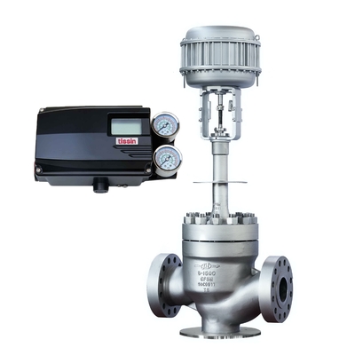 Van Trung Quốc Với Bộ Định Vị Tissin TS700 Và Van Giảm Áp Fisher 67CFR