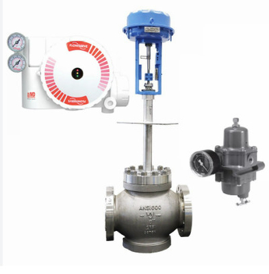 Van Điều Khiển Khí Nén Với Bộ Định Vị Flowserve Độ Chính Xác Cao Trắng Và Đỏ USA Logix 3200 MD