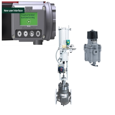 Van điều tiết khí nén HCP Chuanyi với Bộ định vị van SVI3 Masoneilan 78-40 Van giảm áp lọc