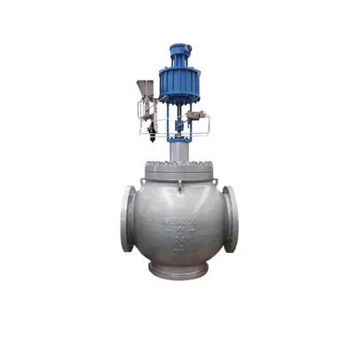 Van ABM của Trung Quốc Bộ định vị Masoneilan SVI3 Bộ tăng áp BR400 và Bộ điều chỉnh Fisher 67CFR có bộ lọc cho van điều khiển lưu lượng