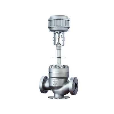 Van điều khiển lưu lượng với bộ điều chỉnh bộ lọc Fisher 67CFR và Bộ định vị van Foxboro SRD960