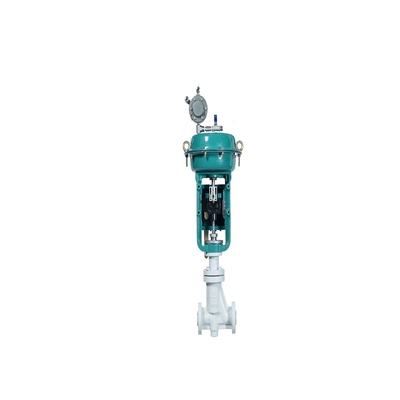 Van điều khiển lưu lượng với bộ điều chỉnh bộ lọc Fisher 67CFR và Bộ định vị van Foxboro SRD998