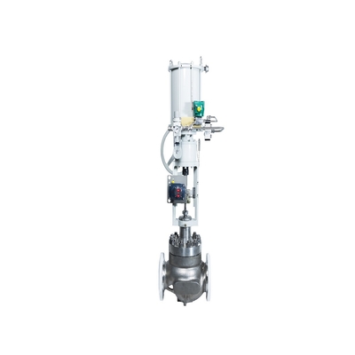 Bộ điều chỉnh bộ lọc Fisher 67CFR với van điều khiển lưu lượng và bộ định vị van Foxboro SRD998