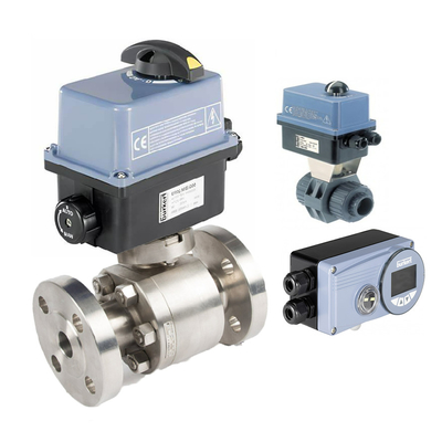 Thiết bị truyền động quay điện Burkert 8804 với van bi 2/2 chiều cho giải pháp van điều khiển
