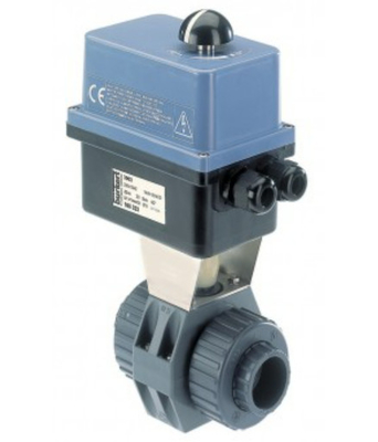 Thiết bị truyền động quay điện Burkert 8804 với van bi 2/2 chiều cho giải pháp van điều khiển