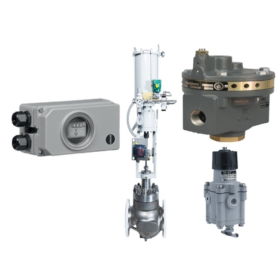 Bộ định vị van Samson 3730-3 với Bộ điều chỉnh bộ lọc Fisher 2625 và Masoneilan 78-40