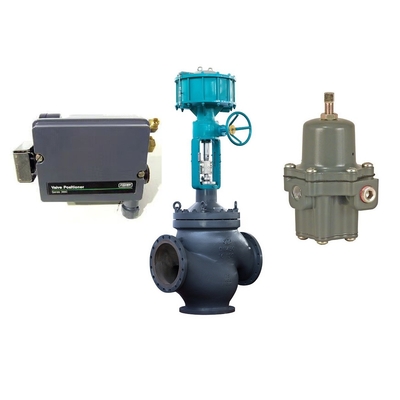 Van điều khiển lưu lượng khí nén Chuanyi với bộ định vị Bộ định vị van Fisher 3661 và bộ điều chỉnh bộ lọc 67CFR