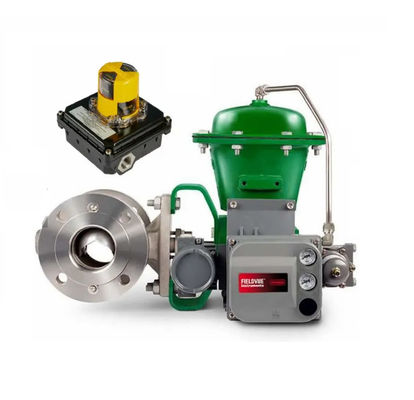 Công tắc giới hạn màn hình vị trí quay Westlock 3000 8300 3300 Series với van Fisher V150 và bộ định vị DVC6200