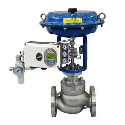 Thiết bị truyền động van điều khiển bóng Chuanyi thương hiệu Trung Quốc với bộ định vị van ABB V18345 và bộ điều chỉnh Fisher 67CFR