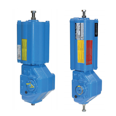 Van bướm với bộ truyền động Neles B1CU17/55L và bộ định vị van KOSO EPA800