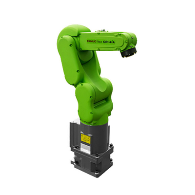Cánh tay robot Trung Quốc Fanuc CR-4iA 6 trục với Bộ kẹp 2 ngón tay Onrobot và nền tảng xử lý vật liệu