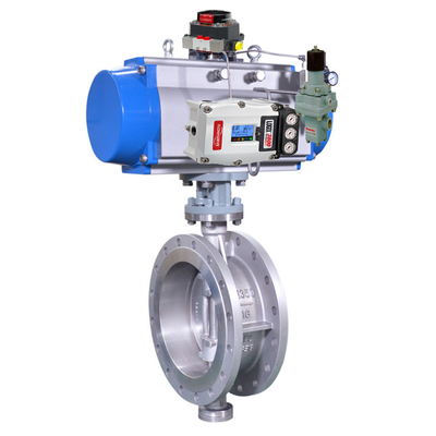 Van bướm Trung Quốc với Bộ định vị van Flowserve Logix 3800