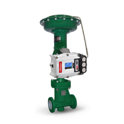 Van bướm Trung Quốc với Bộ định vị van Flowserve Logix 3800