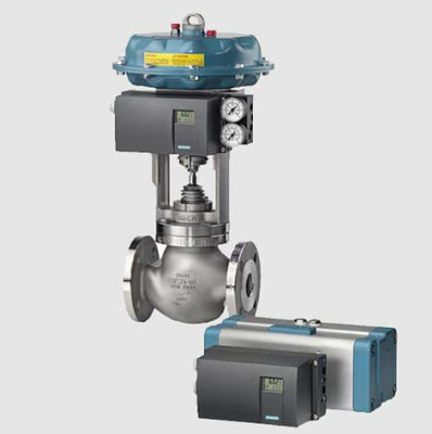 Bộ định vị khí nén điện tử vỏ nhôm SIPART PS2 của Siemens cho van điều khiển lưu lượng