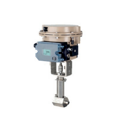 samson Control Micro-flow Valve 3510 với Fisher DVC2000 van positoner và 3277-120 actuator 4708 điều chỉnh