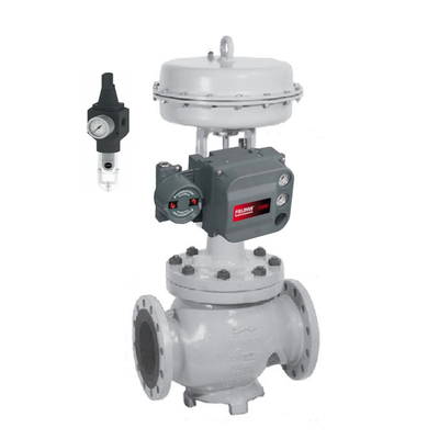 Samson 3241 Globe Control Valve Stainless Steel Ball Valve Với Fisher Dvc6200 Digital Positioner và 4708 bộ lọc điều chỉnh